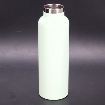 Vakuově izolovaná láhev na vodu Hydro Flask z nerezové oceli s nepropustným víkem Flex a práškovým