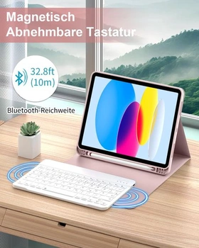 Puzdro s klávesnicou pre iPad Air 11 palcov M3/M2 (2025/2024), iPad Air 5./4. generácia 10,9
