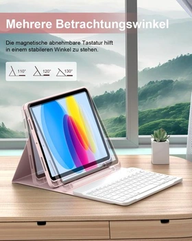 Puzdro s klávesnicou pre iPad Air 11 palcov M3/M2 (2025/2024), iPad Air 5./4. generácia 10,9