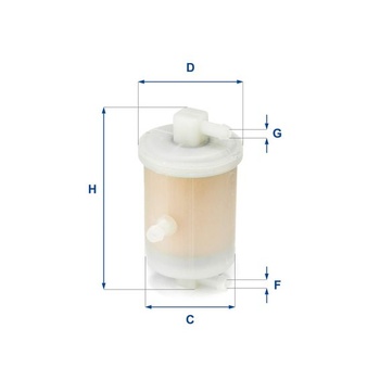 Filtre UFI, Filtro Gasoil 31.017.01