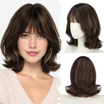 Dámska parochňa BARSDAR 33cm Balayage Blond