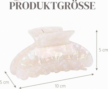 Akrylová sponka do vlasů, protiskluzová, francouzský styl, silná fixace, velká módní sponka do