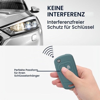 Puzdro na kľúč kwmobile pre Opel Chevrolet, 2tlačítkové výklopné puzdro na kľúč od auta -