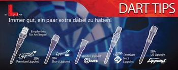 Rúž s bodkami v štýle L (EL) s prechodom, krátke čierne, 30 ks ott1108, krátke čierne