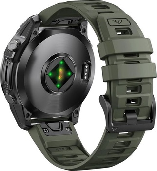 Náramok kompatibilný s Fenix ​​7/7 Pro/6/6 Pro/8 47mm/5, Forerunner 965 Náhradný silikónový