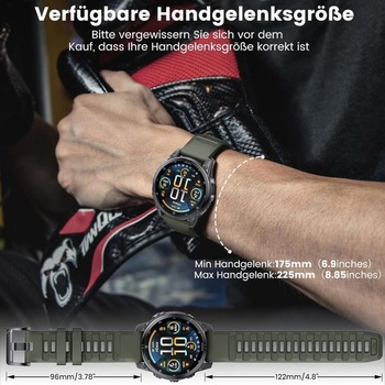 Náramok kompatibilný s Fenix ​​7/7 Pro/6/6 Pro/8 47mm/5, Forerunner 965 Náhradný silikónový