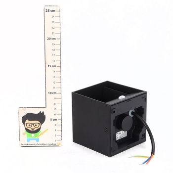 Nástenná lampa KYOTECH IP65 s pohybovým senzorom a LED žiarovkou G9, balenie 1 ks, šedá
