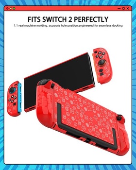 BKELHS Tenký kryt pre Nintendo Switch 2, rozdelený design s Joy-Con ovládačmi, pevný, tenký, ľahký,