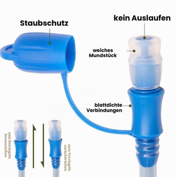 Hydratační vak, vodní vak 1L-2L do turistických batohů, nepropustný vak na vodu, vodní vak na