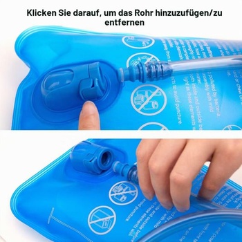 Hydratačný vak, vodný vak 1L-2L do turistických batohov, nepriepustný vak na vodu, vodný vak na vodu