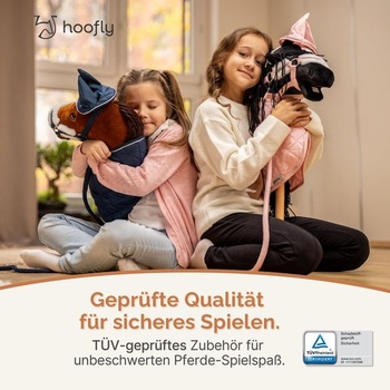 Doplňky pro koníčky – Růžová maska proti hmyzu pro koníčky [testováno TÜV] - Ideální pro hraní a