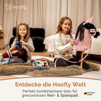 Doplňky pro koníčky – Růžová maska proti hmyzu pro koníčky [testováno TÜV] - Ideální pro hraní a