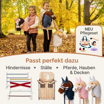 Doplňky pro koníčky – Růžová maska proti hmyzu pro koníčky [testováno TÜV] - Ideální pro hraní a