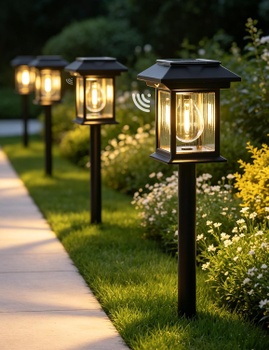 Solárne LED osvetlenie ACMHNC, 4 ks