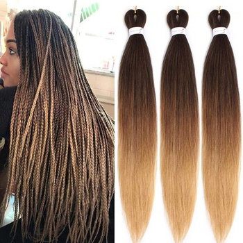 Xtrend 26 palcové EZ Braids 3 balenia ombre predpäté ľahké…