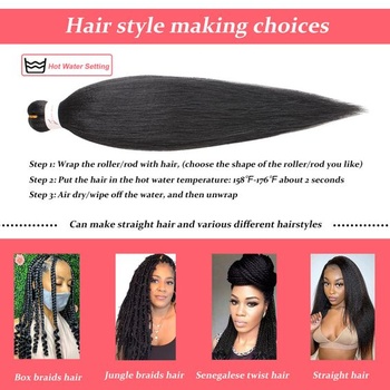 Xtrend 26 palcové EZ Braids 3 balenia ombre predpäté ľahké zapletanie vlasov pre box braids vlasy