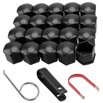 20 x krytky matíc kolies 21 mm, krytky na skrutky kolies,…