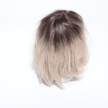 Esmee krátké rovné ombre blond přírodní bob paruky s ofinou po ramena paruka syntetické cosplay