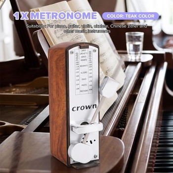 Přenosný mechanický metronom Univerzální metronom pro klavír a kytaru
