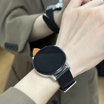 Kožený řemínek na hodinky s liči vzorem 20 mm 22 mm, módní barevný řemínek z pravé kůže s rychlým