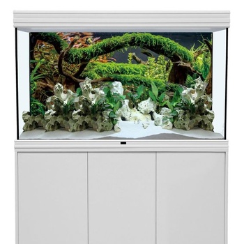 120x50cm pozadie do akvária s vetvami, pozadie do terária, vodná rastlina, koryto rieky a jazero,