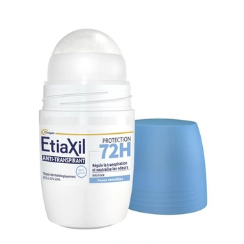 ETIAXIL - Deodorant antiperspirant – 72hodinová ochrana – Roll-on – 2 ks