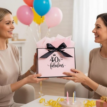 Darčeková taška k 40. narodeninám Nwvuop