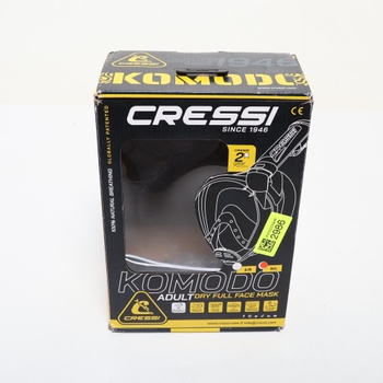 CRESSI since 1946 – Šnorchlovací maska Komodo, celoobličejová maska, suchá se zorným polem 180° –