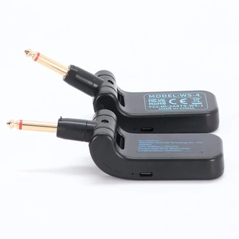 Bezdrátový kytarový systém, 2,4 GHz 8 kanálů, dobíjecí bezdrátový audio vysílač a přijímač pro