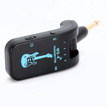 Bezdrôtový gitarový systém, 2,4 GHz 8 kanálov, dobíjací bezdrôtový audio vysielač a prijímač pre