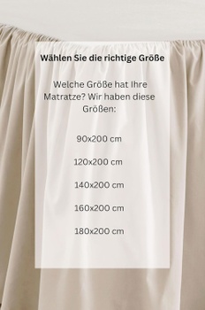 Prestieradlo Jotex z bio bavlny, 160 x 200 cm