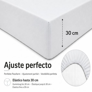 Degrees Home Premium – 4dielna sada prestieradiel z kartáčovanej mikrovláknami (135x190) – napínacia