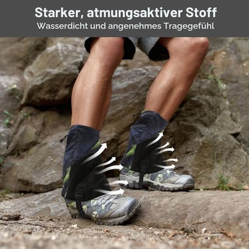 GOSHIES Unisex návleky na turistiku, pár ľahkých nízkych návlekov na turistiku pre outdoorové