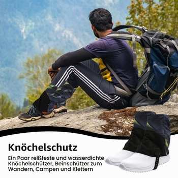 GOSHIES Unisex návleky na turistiku, pár ľahkých nízkych návlekov na turistiku pre outdoorové