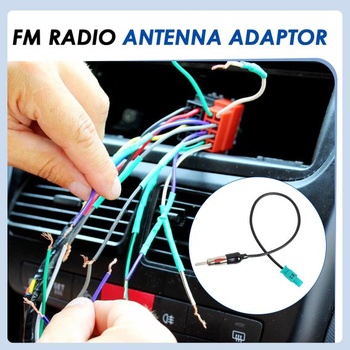 Adaptér antény do autorádia, propojovací kabel Fakra Z zástrčka - DIN zásuvka pro autorádio,