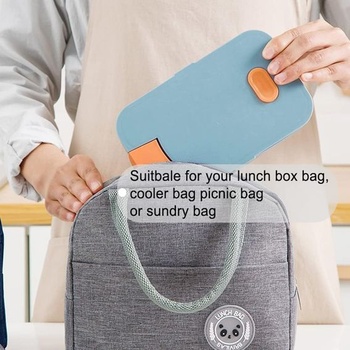 Termální taška Jídlo Oběd Tašky Izolovaný obědový box Tote Bag pro ženy Vodotěsný izotermický box