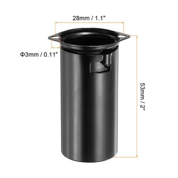 QUARKZMAN 4dielna objímka na rúrky, 9 pinov, ventil, priemer 25,4 mm, čierna