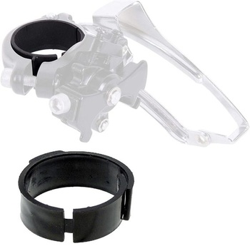 Adaptér/redukčná objímka pre prešmykač cyclingcolors, plastový, pre konverziu na prešmykač 28,6 mm,