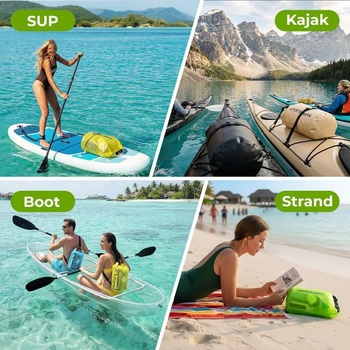 Nordlight Dry Bag Vodeodolná taška Vodeodolná taška Taška na nosenie 5 l Šedá (nepriehľadná)
