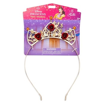 Oficiálny obchod Disney - Kráska a zviera - Belle - Tiara pre deti - Kostýmový doplnok so zlatou