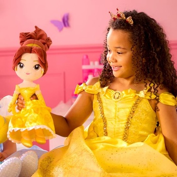 Oficiálny obchod Disney - Kráska a zviera - Belle - Tiara pre deti - Kostýmový doplnok so zlatou