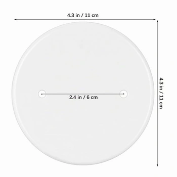 IMIKEYA Kryt kabelové krabice do zdi Kryt stropní pružiny Zaslepovací kryt stropní svítidla Kryt