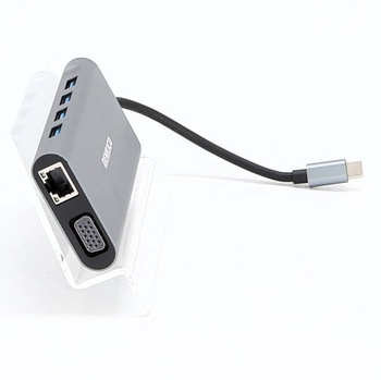 DEMKICO 11v1 USB C Hub Multiport adaptér s 4K HDMI, 1080P VGA, 100W PD, USB 3.0, USB 2.0 porty,