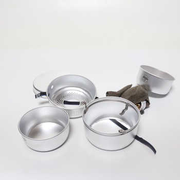 Plynový varič Trangia + 2 panvice