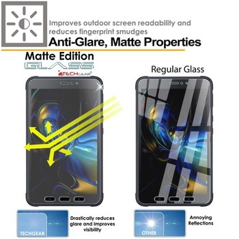Ochranné sklo TECHGEAR Matte Glass Screen Protector kompatibilní s Samsung Galaxy Tab Active 3 8