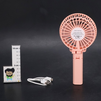 IEGrow mini ručné ventilátory, prenosný USB ventilátor s dobíjacou batériou, skladacie ventilátory sa