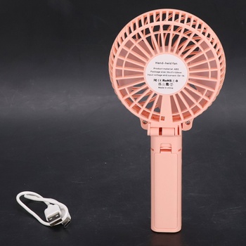 IEGrow mini ruční ventilátory, přenosný USB ventilátor s dobíjecí baterií, skládací ventilátory se