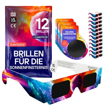 Brýle Eclipse, balení 12 kusů s filtrem pro smartphone –…