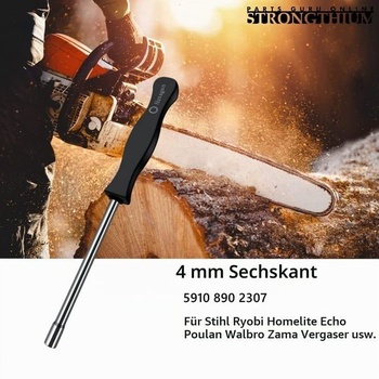 STRONGTHIIUM 5910 890 2307 Nástroj na nastavenie karburátora 4mm šesťhranný šesťhran