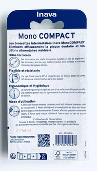 Inava Mono kompaktní štětce, 1,5 mm, pro velké prostory, červené, 4 kusy + 2 zdarma